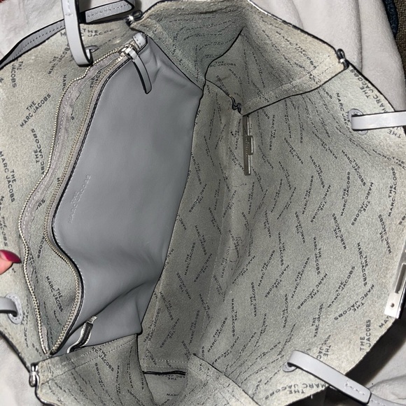 Marc Jacobs Gray Structured Tote Bag - Picture 3 of 5